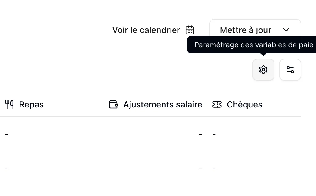 Unification des menus dans les “Paramètres d’établissement” (2/5)
