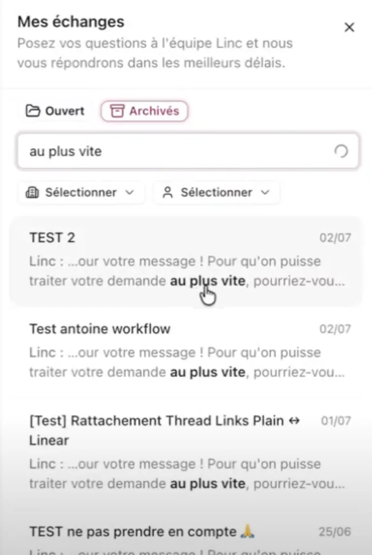 Un espace d'aide intégré dans le Studio (3/5)