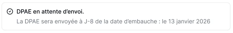 Envoi de DPAE depuis Linc lors de la création d’un contrat (2/4)