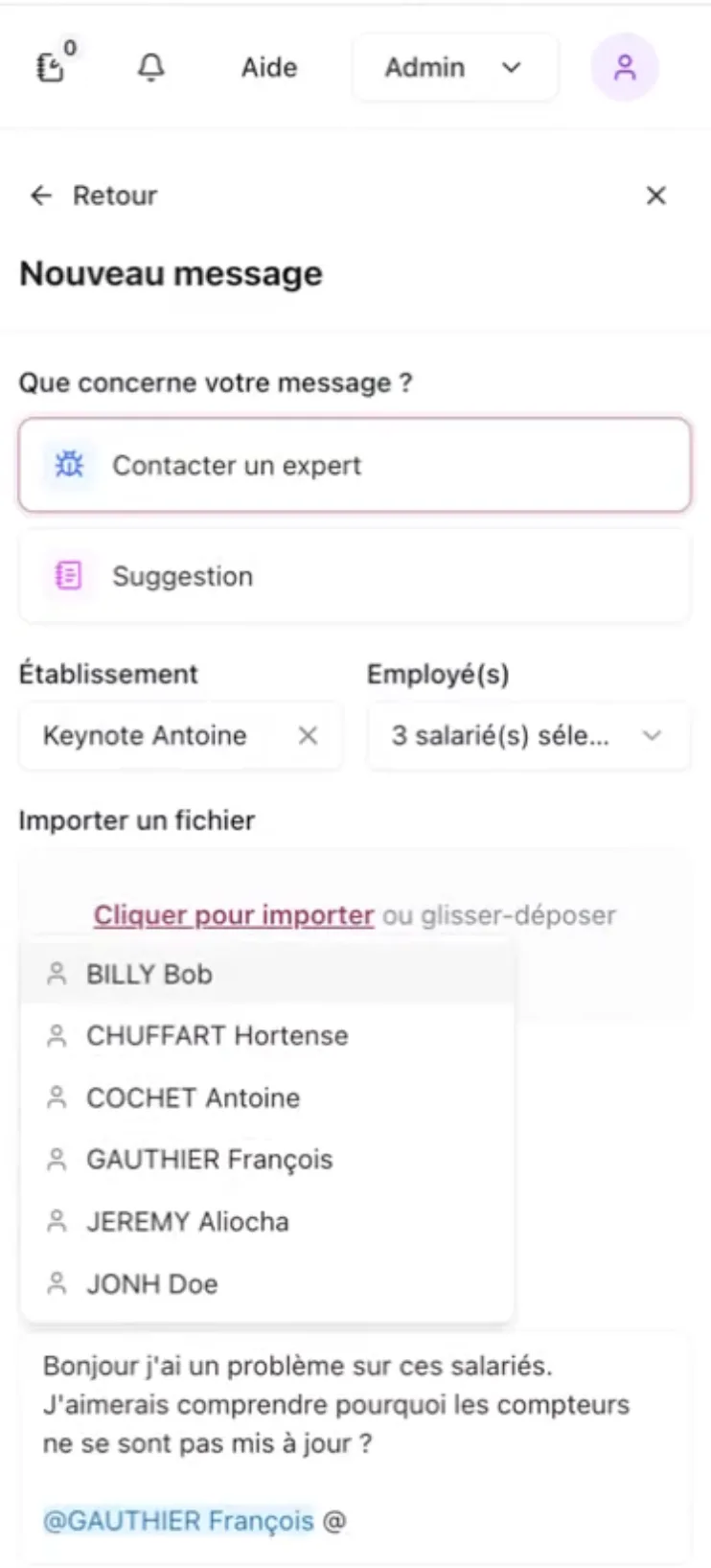 Un espace d'aide intégré dans le Studio (2/5)