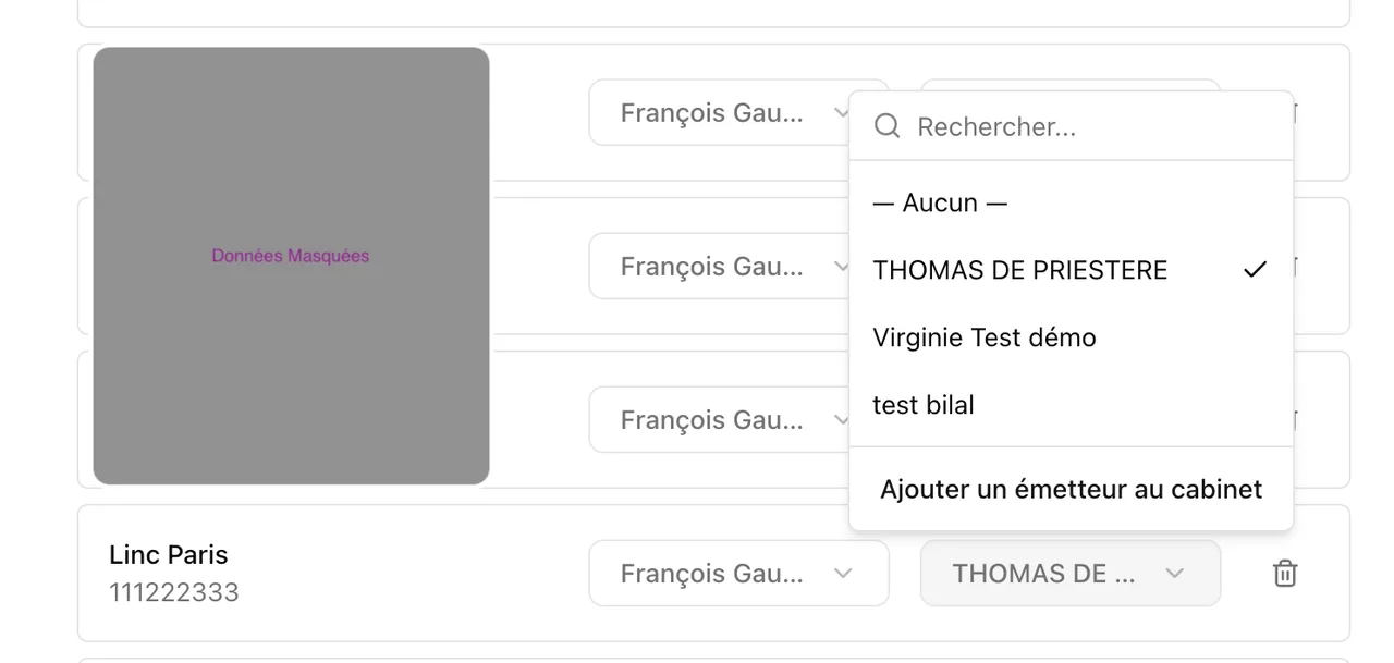 La page des réglages de votre Cabinet fait peau neuve (3/3)
