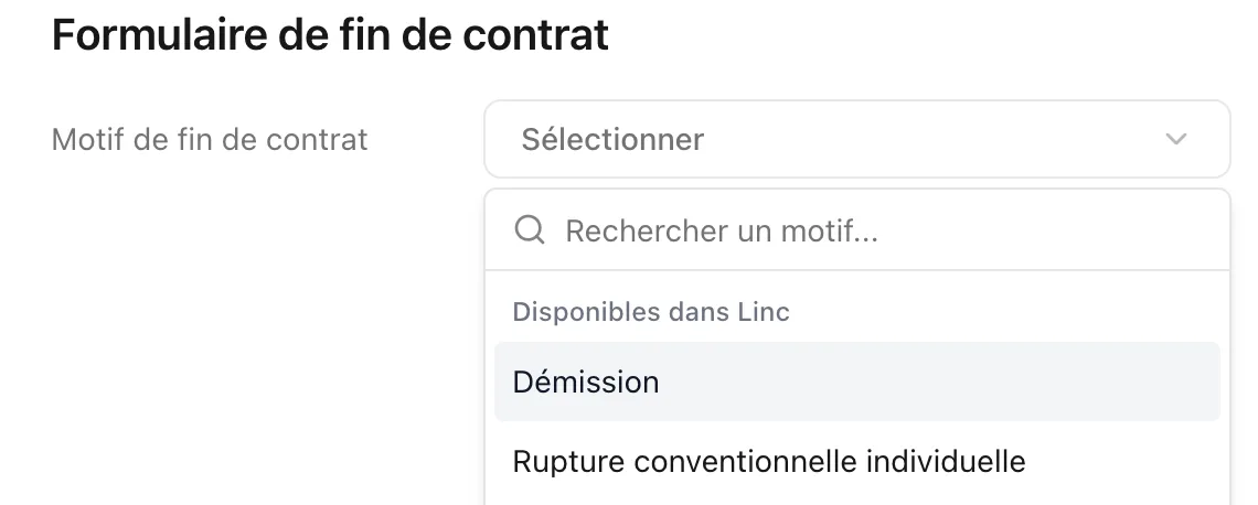 La démission et la rupture conventionnelle se déclarent désormais dans le parcours de fin de contrat
